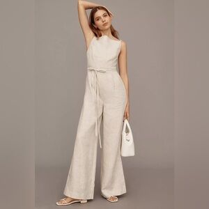 NWT Reformation Ciara Linen Jumpsuit